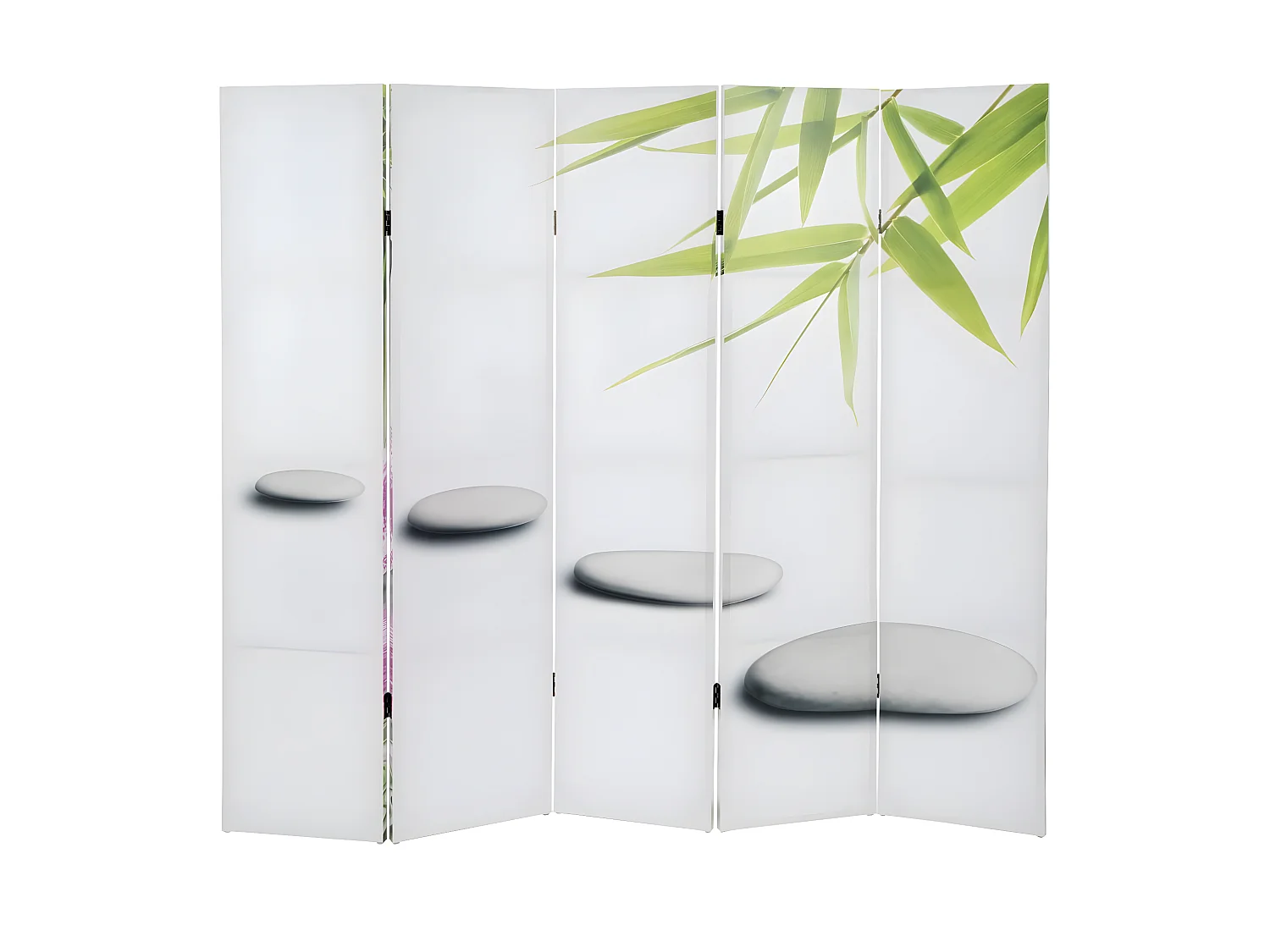 Paravent 5 panneaux pans 200 x 2.5 x 180 cm PAR04010