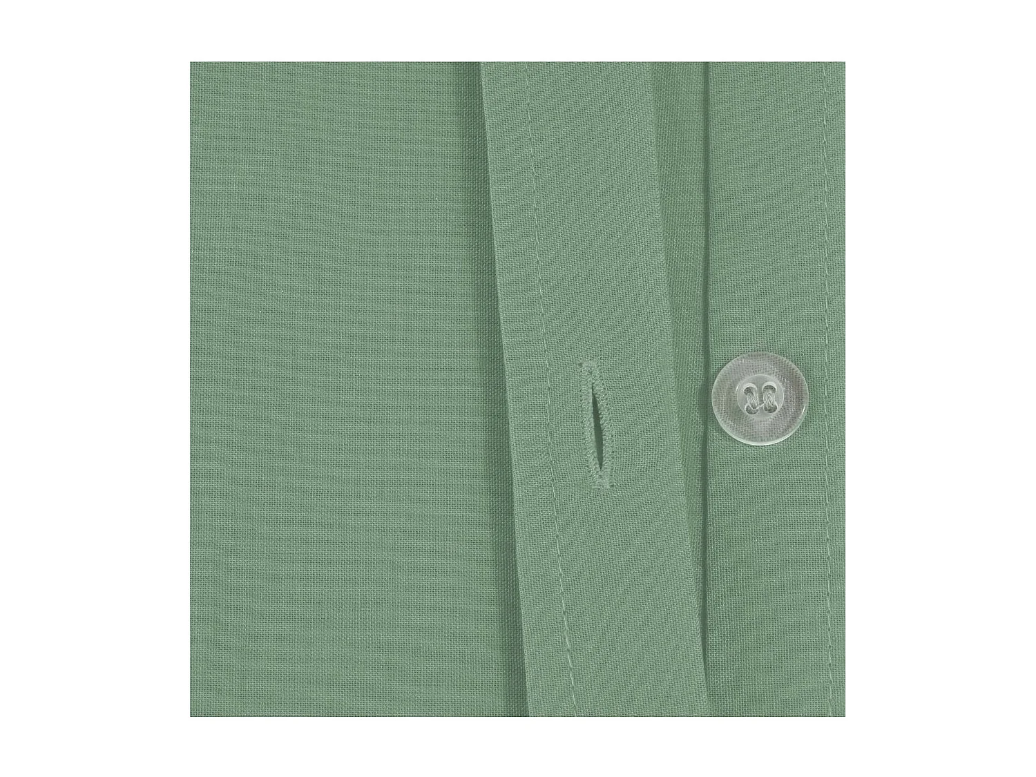 Housse de couette 1 Personne en Coton Vert céladon 140 x 200 cm