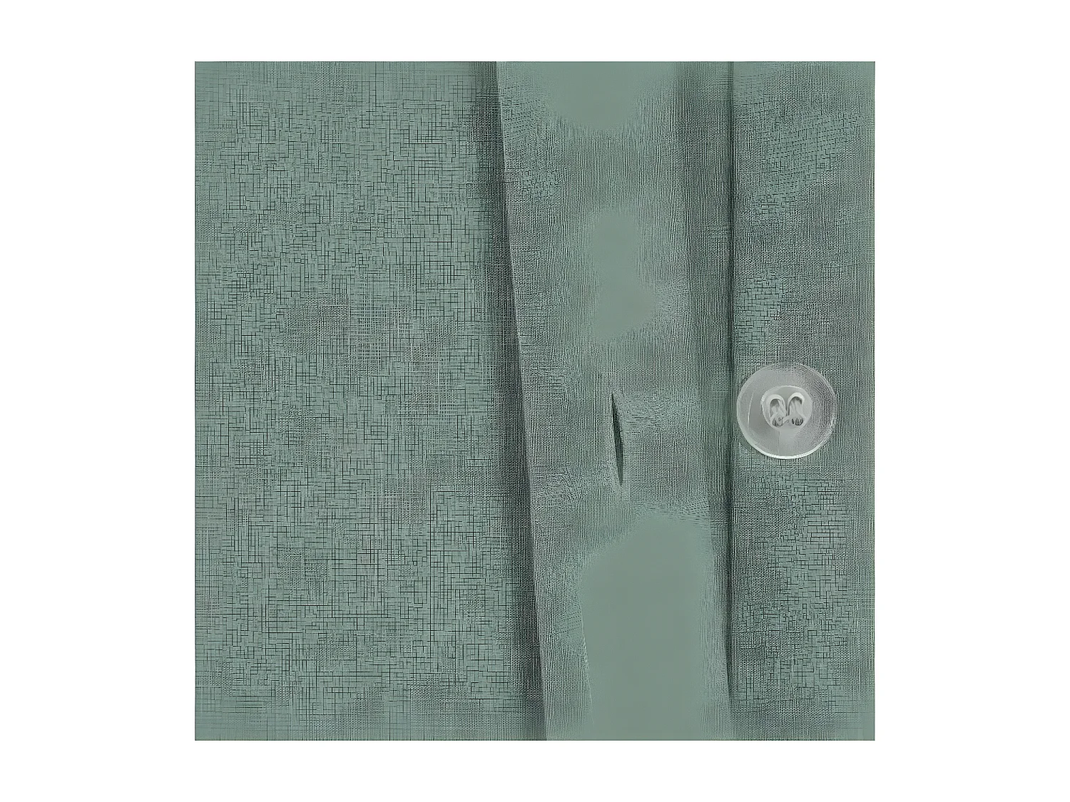 Housse de couette 1 Personne en Coton Vert céladon 140 x 200 cm