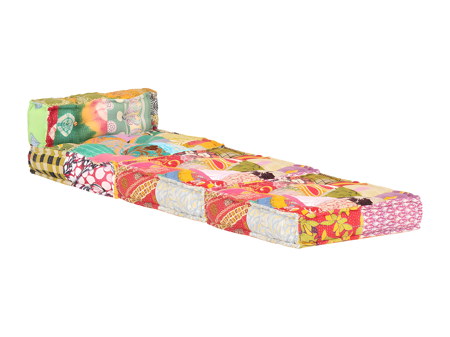 Coussin de sol pouf tissu 60 x 70 x 51 cm DEC021298