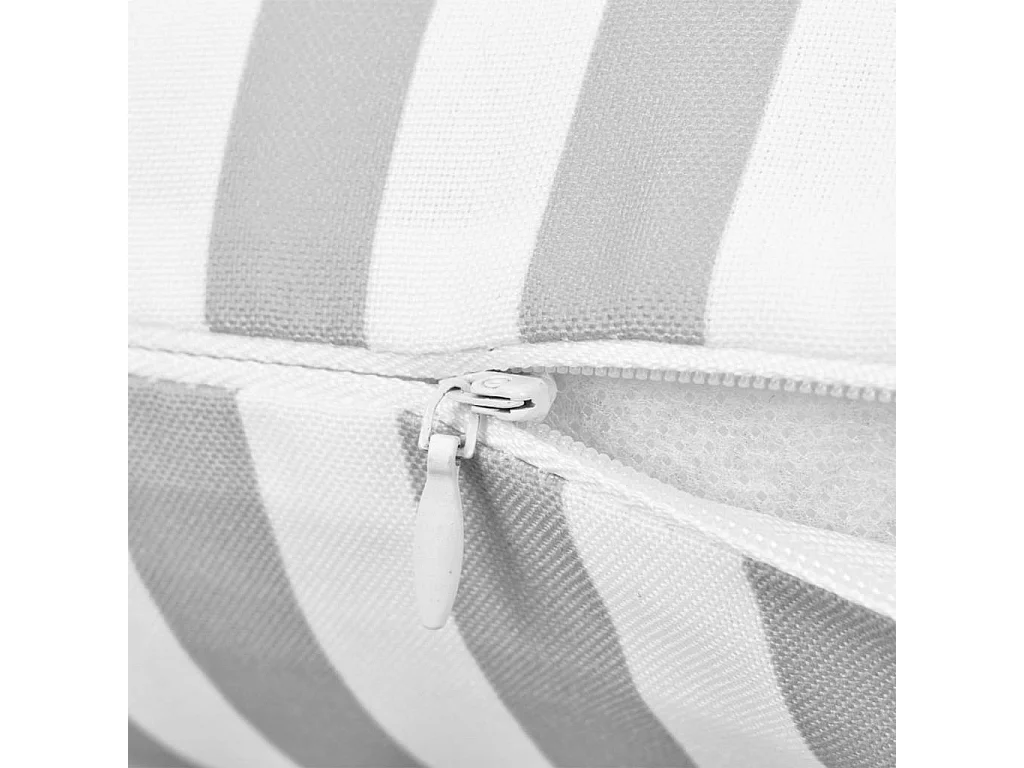 Lot de 2 coussins grise 60 x 40 x 3 cm DEC020111