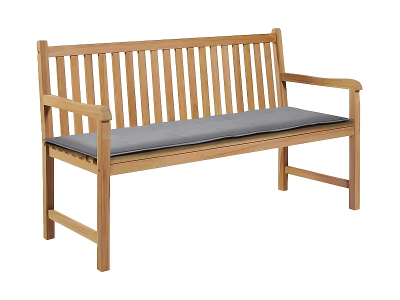 Coussin de banc de grise 150 x 50 x 3 cm DEC021556