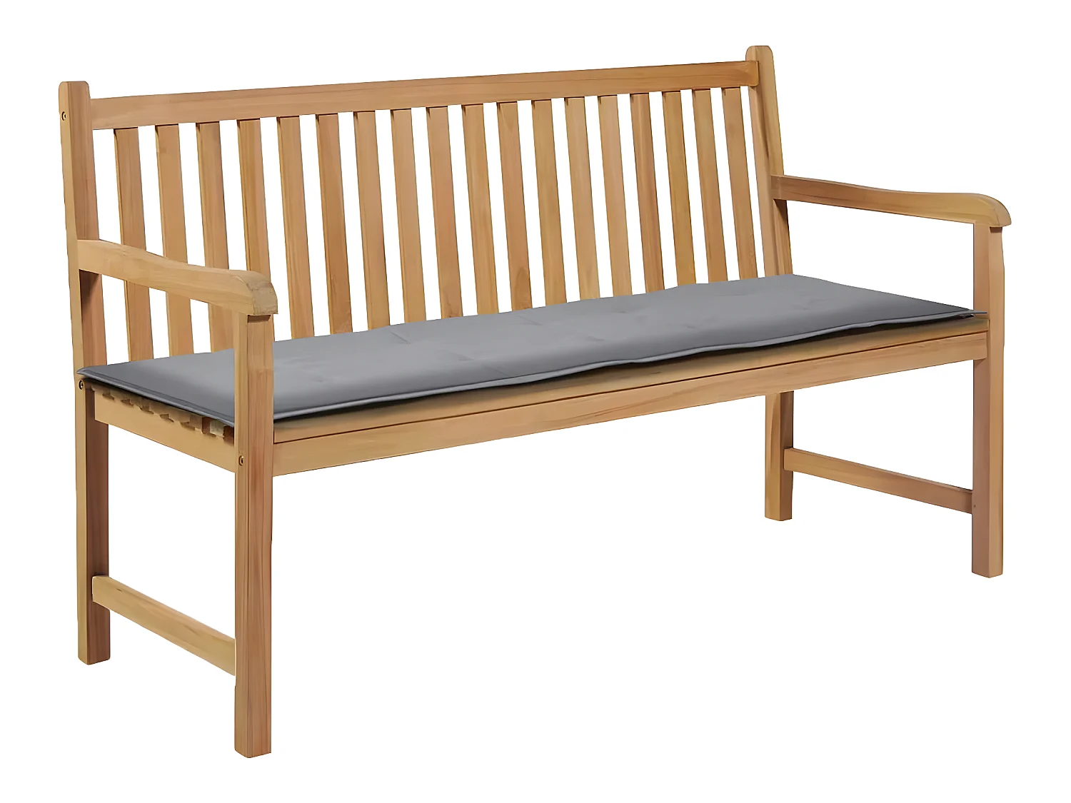 Coussin de banc de grise 150 x 50 x 3 cm DEC021556