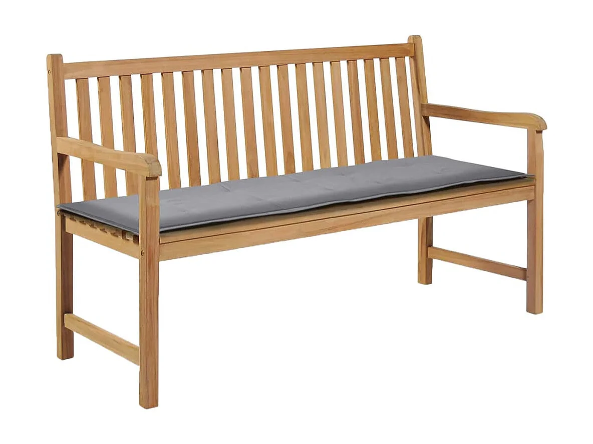 Coussin de banc de grise 150 x 50 x 3 cm DEC021556