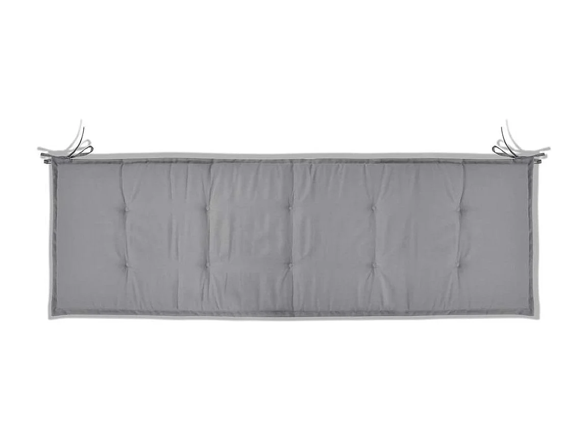 Coussin de banc de grise 150 x 50 x 3 cm DEC021556
