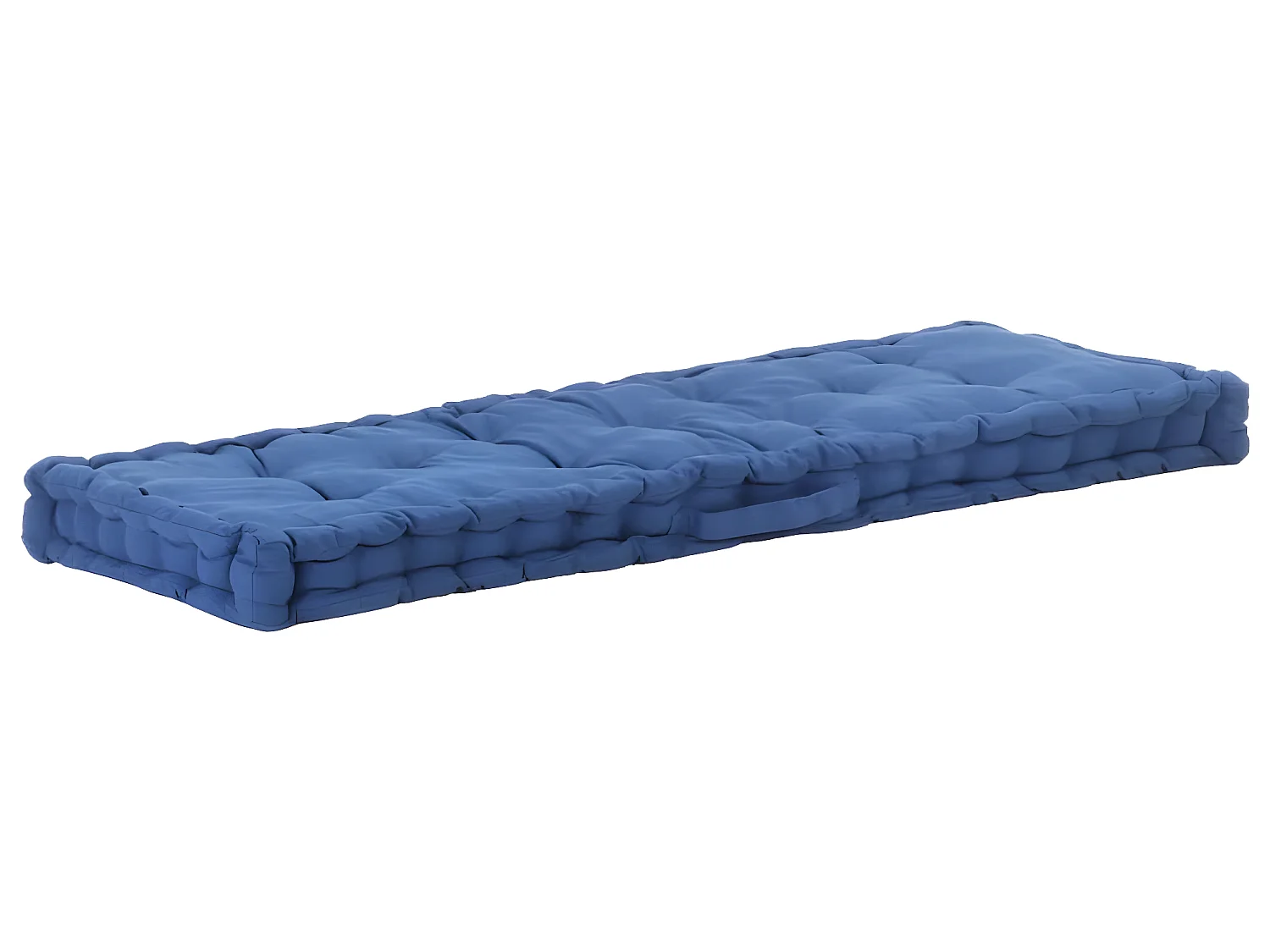 Coussin de plancher de bleue 120 x 40 x 7 cm DEC021821