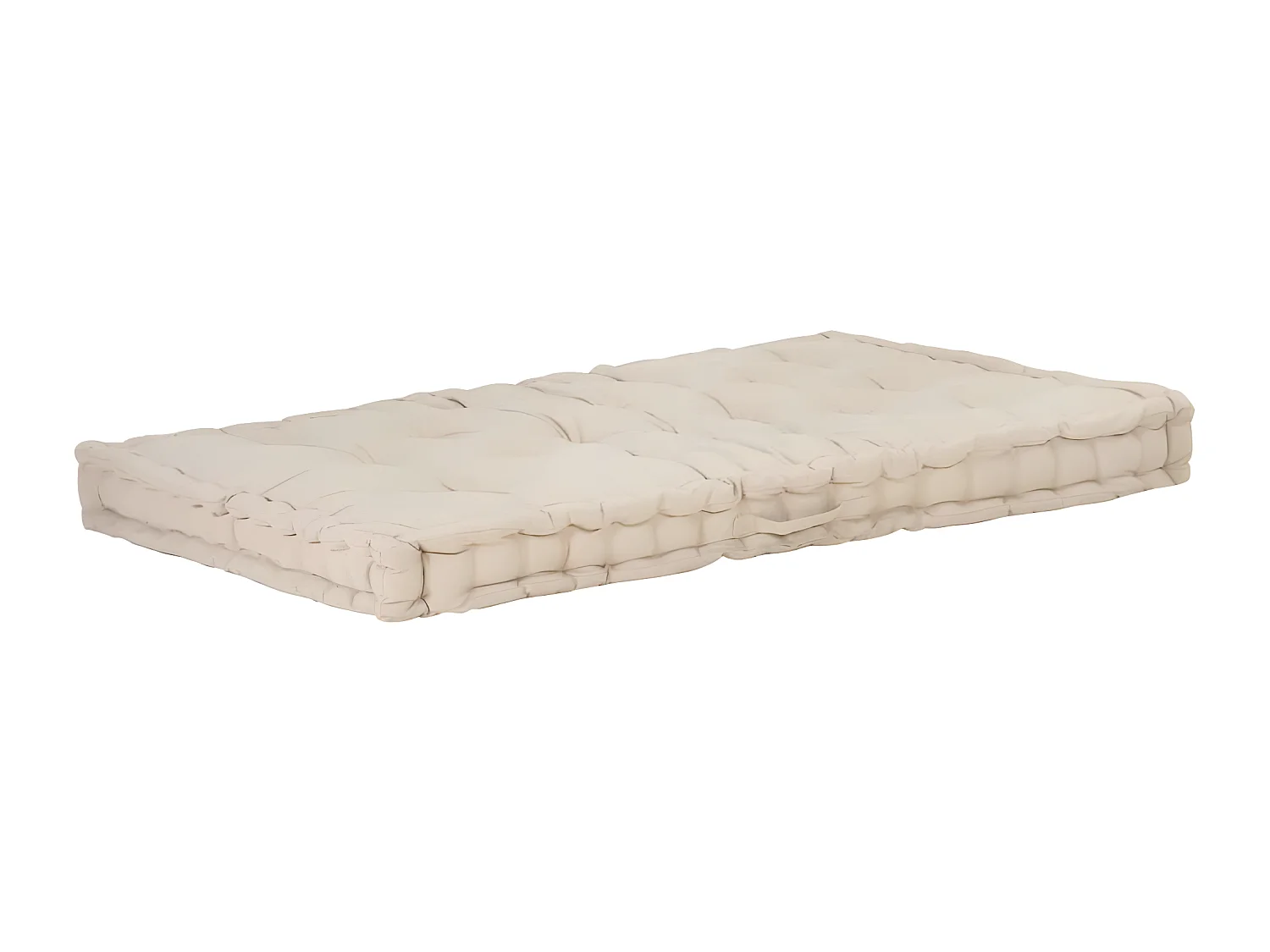 coussin de canapé palette beige 120 x 80 x 10 cm DEC021814