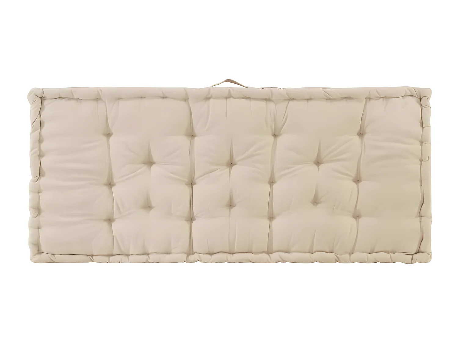 coussin de canapé palette beige 120 x 80 x 10 cm DEC021814