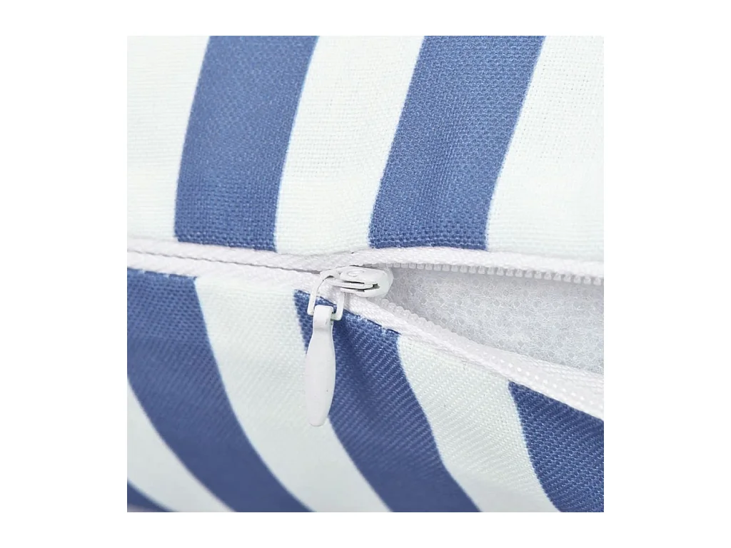 Lot de 2 coussins bleue 45 x 45 x 3 cm DEC020106