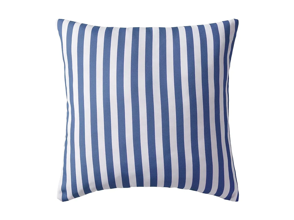 Lot de 2 coussins bleue 45 x 45 x 3 cm DEC020106