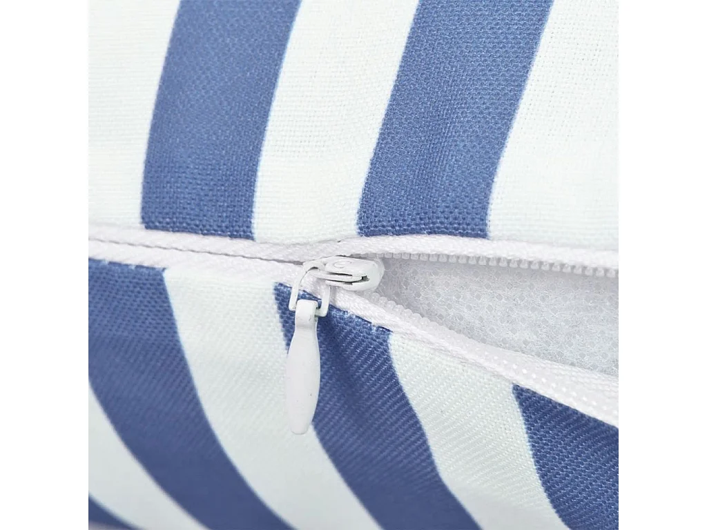 Lot de 2 coussins bleue 45 x 45 x 3 cm DEC020106