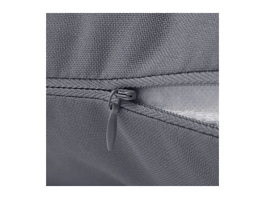 Lot de 2 coussins grise 45 x 45 x 3 cm DEC020102