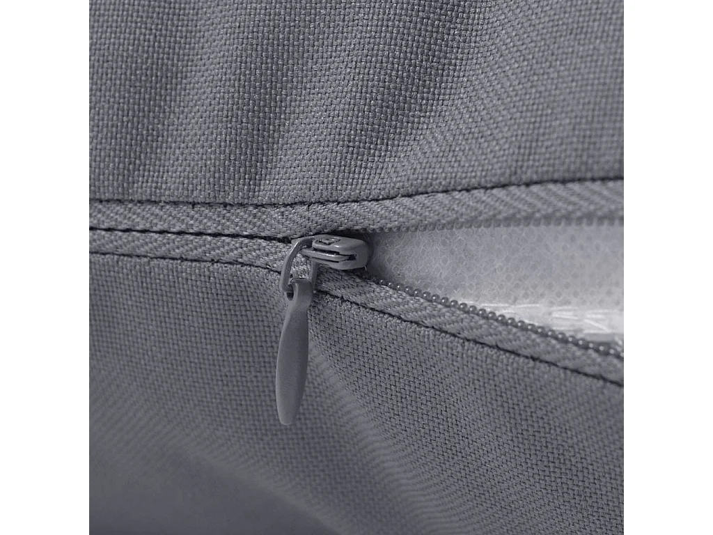 Lot de 2 coussins grise 45 x 45 x 3 cm DEC020102