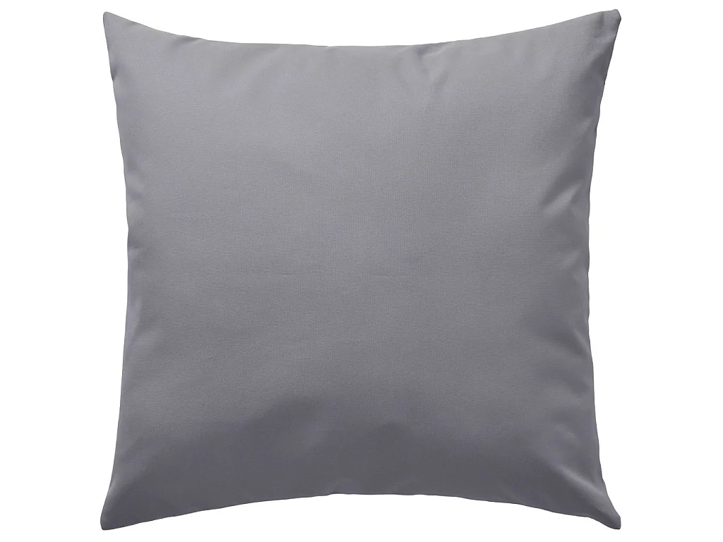 Lot de 2 coussins grise 45 x 45 x 3 cm DEC020102