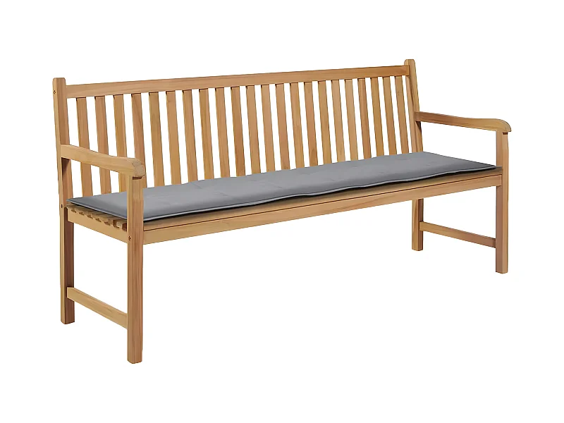 Coussin de banc de grise 180 x 50 x 3 cm DEC021557