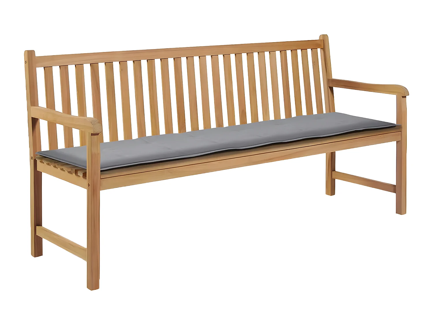 Coussin de banc de grise 180 x 50 x 3 cm DEC021557