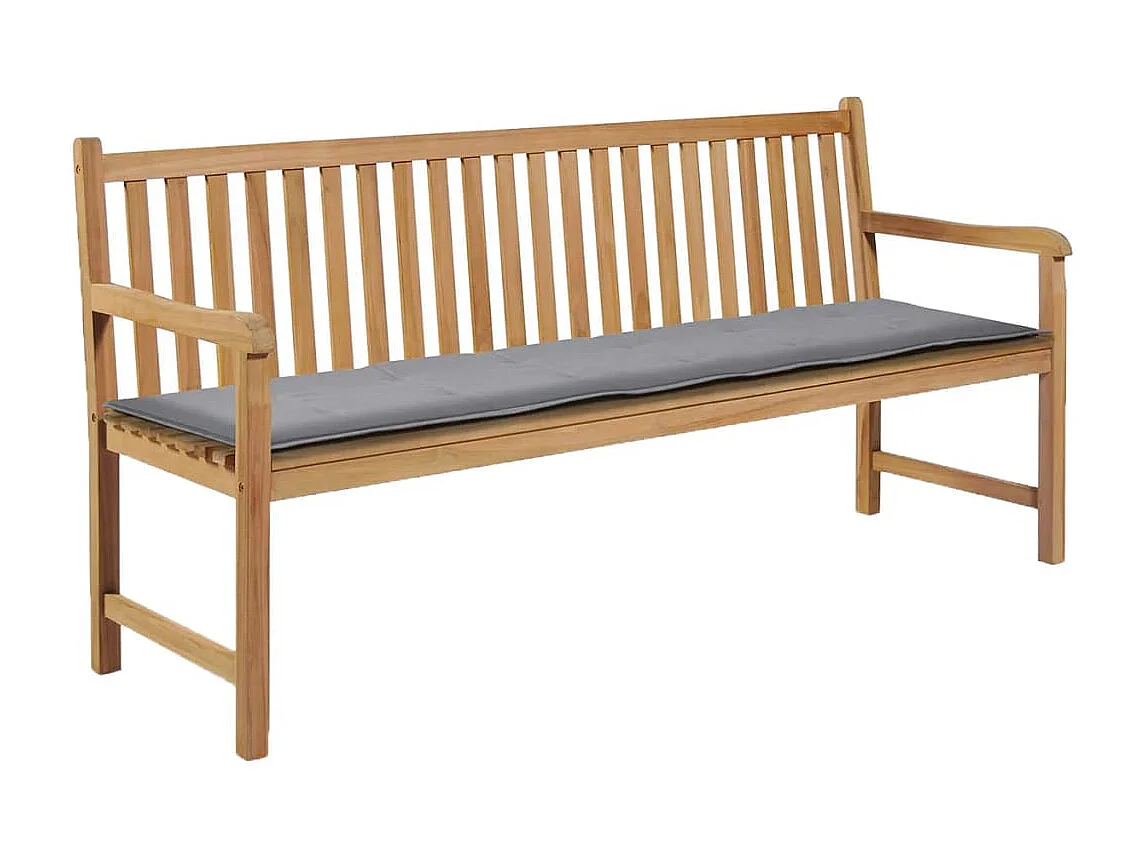 Coussin de banc de grise 180 x 50 x 3 cm DEC021557