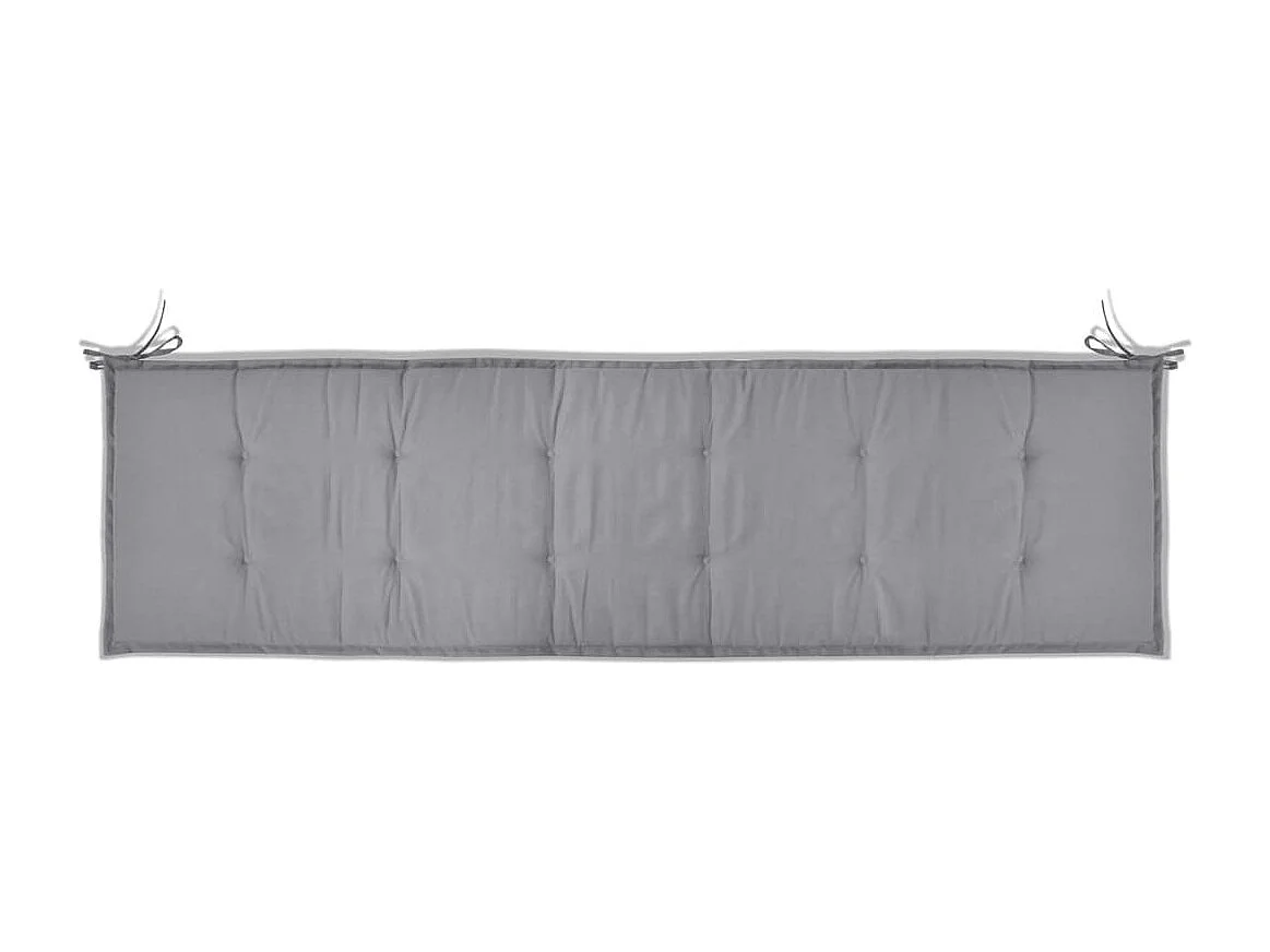 Coussin de banc de grise 180 x 50 x 3 cm DEC021557