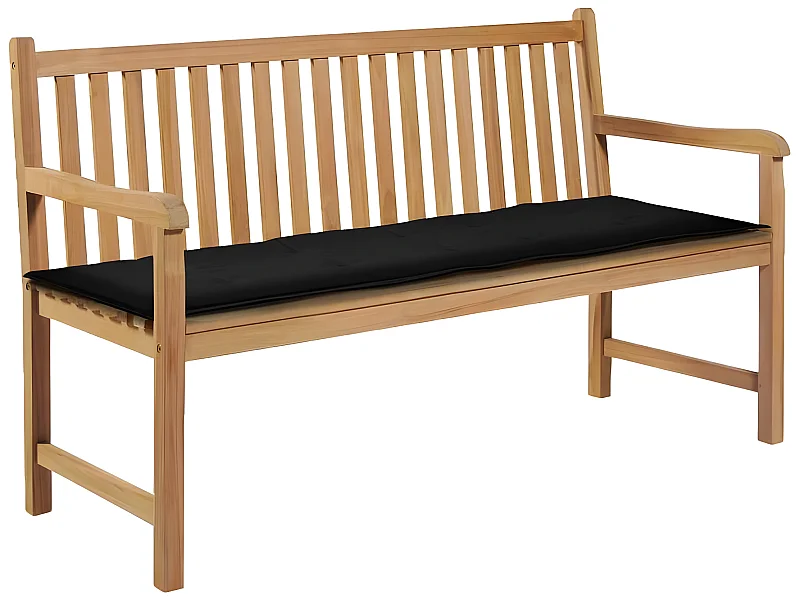 Coussin de banc de noire 150 x 50 x 3 cm DEC021747