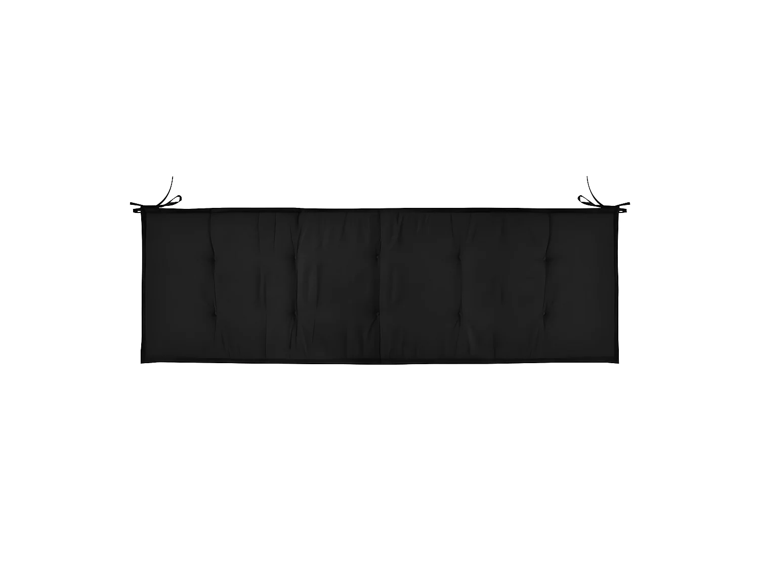 Coussin de banc de noire 150 x 50 x 3 cm DEC021747