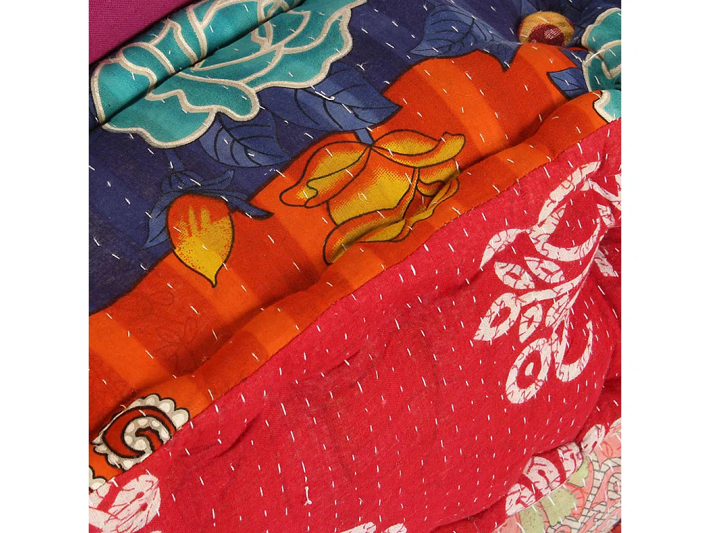 Coussins canapé de sol tissu 180 x 140 x 58 cm DEC021227