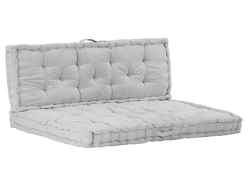 Coussins de palette canapé grise 120 x 40 x 7 cm DEC021325