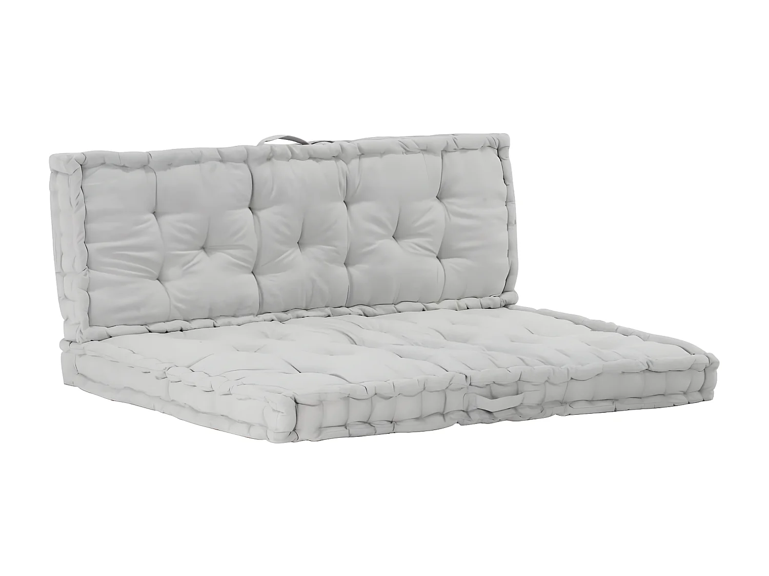 Coussins de palette canapé grise 120 x 40 x 7 cm DEC021325