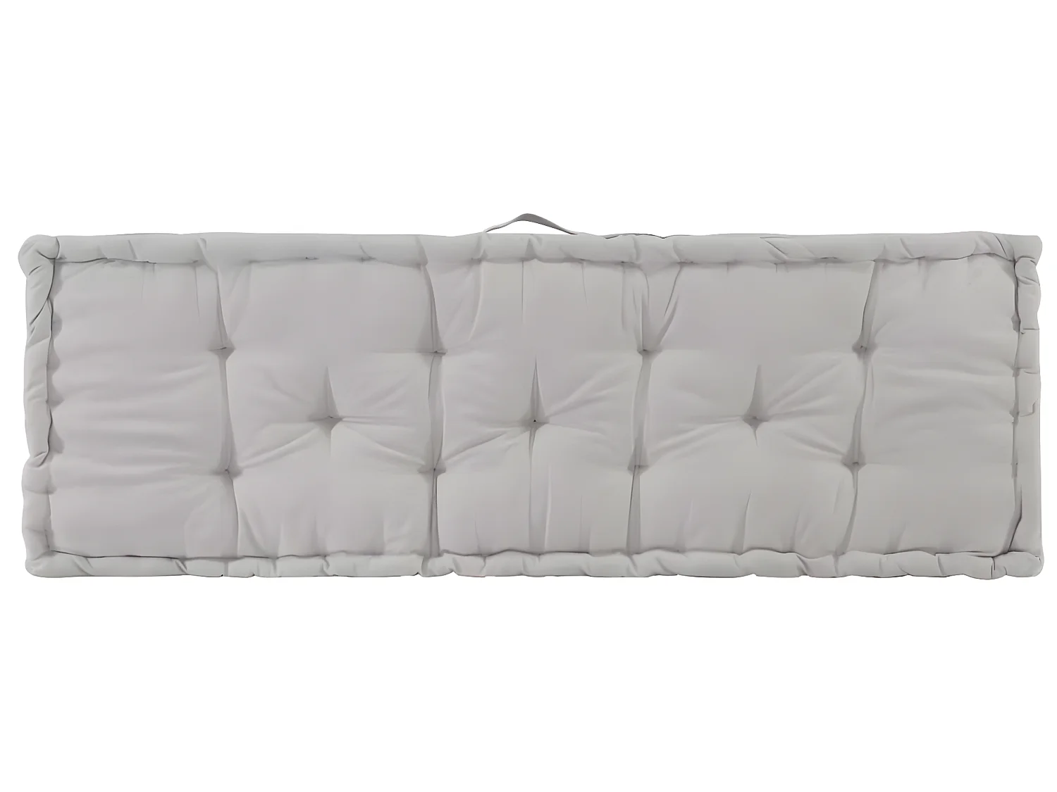 Coussins de palette canapé grise 120 x 40 x 7 cm DEC021325