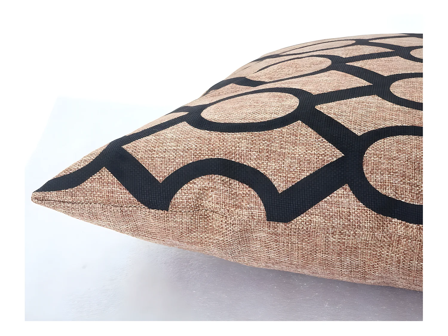 Coussin marron/noir 45x45 cm marron 45 x 45 x 5 cm DEC04073