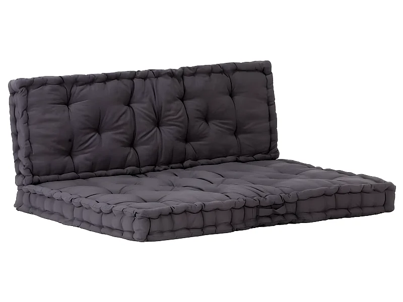 Coussins de palette canapé noire 120 x 40 x 7 cm DEC021323