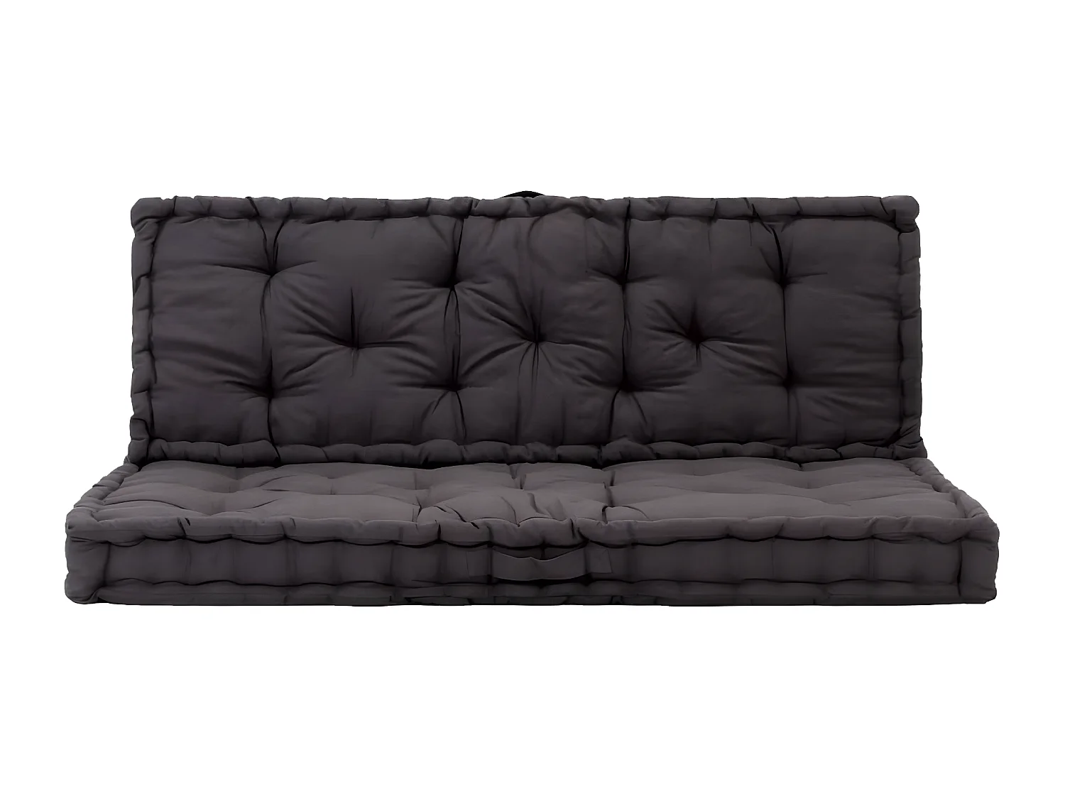 Coussins de palette canapé noire 120 x 40 x 7 cm DEC021323