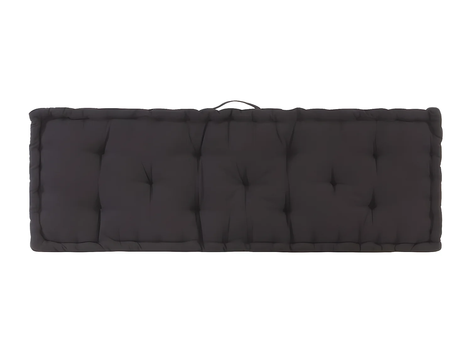 Coussins de palette canapé noire 120 x 40 x 7 cm DEC021323