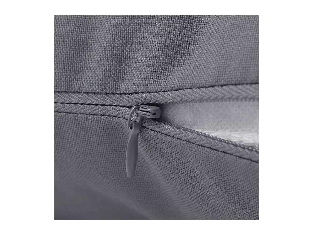 Lot de 2 coussins grise 60 x 40 x 3 cm DEC020104