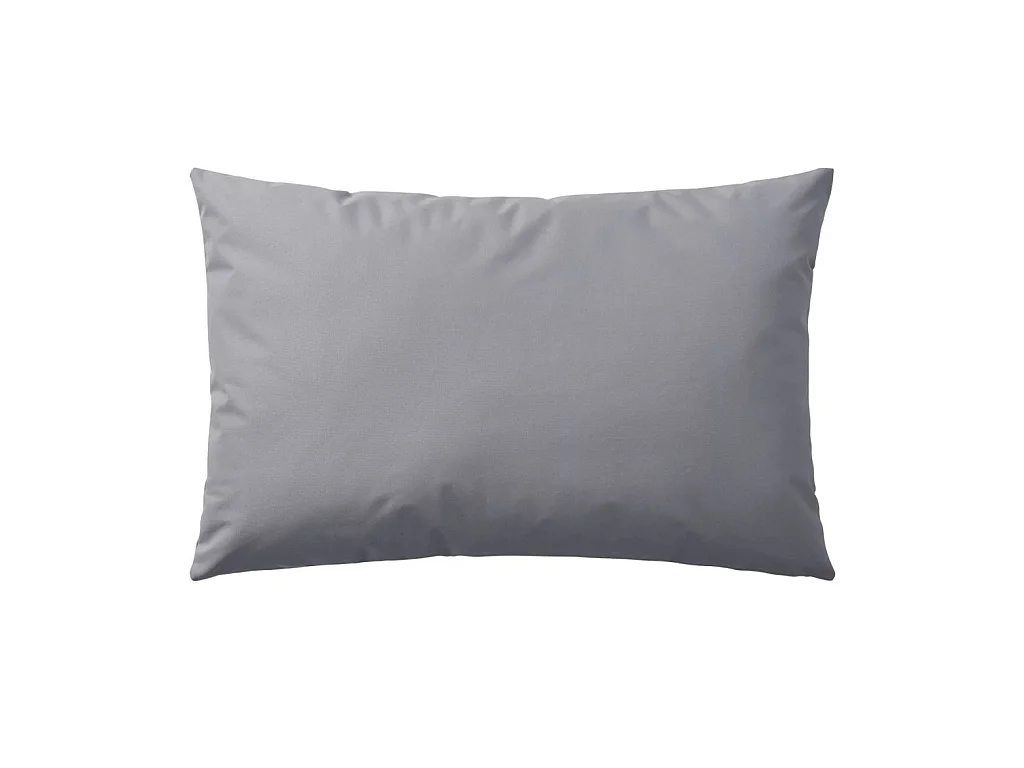 Lot de 2 coussins grise 60 x 40 x 3 cm DEC020104