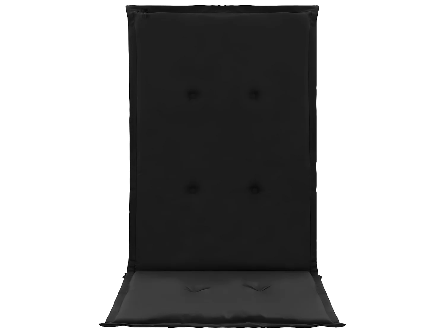 lot de 2 coussins noire 120 x 50 x 3 cm DEC021666