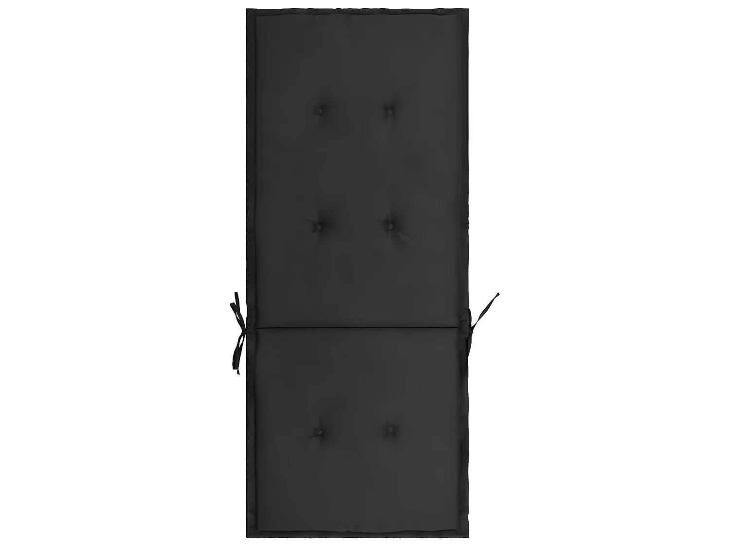 lot de 2 coussins noire 120 x 50 x 3 cm DEC021666