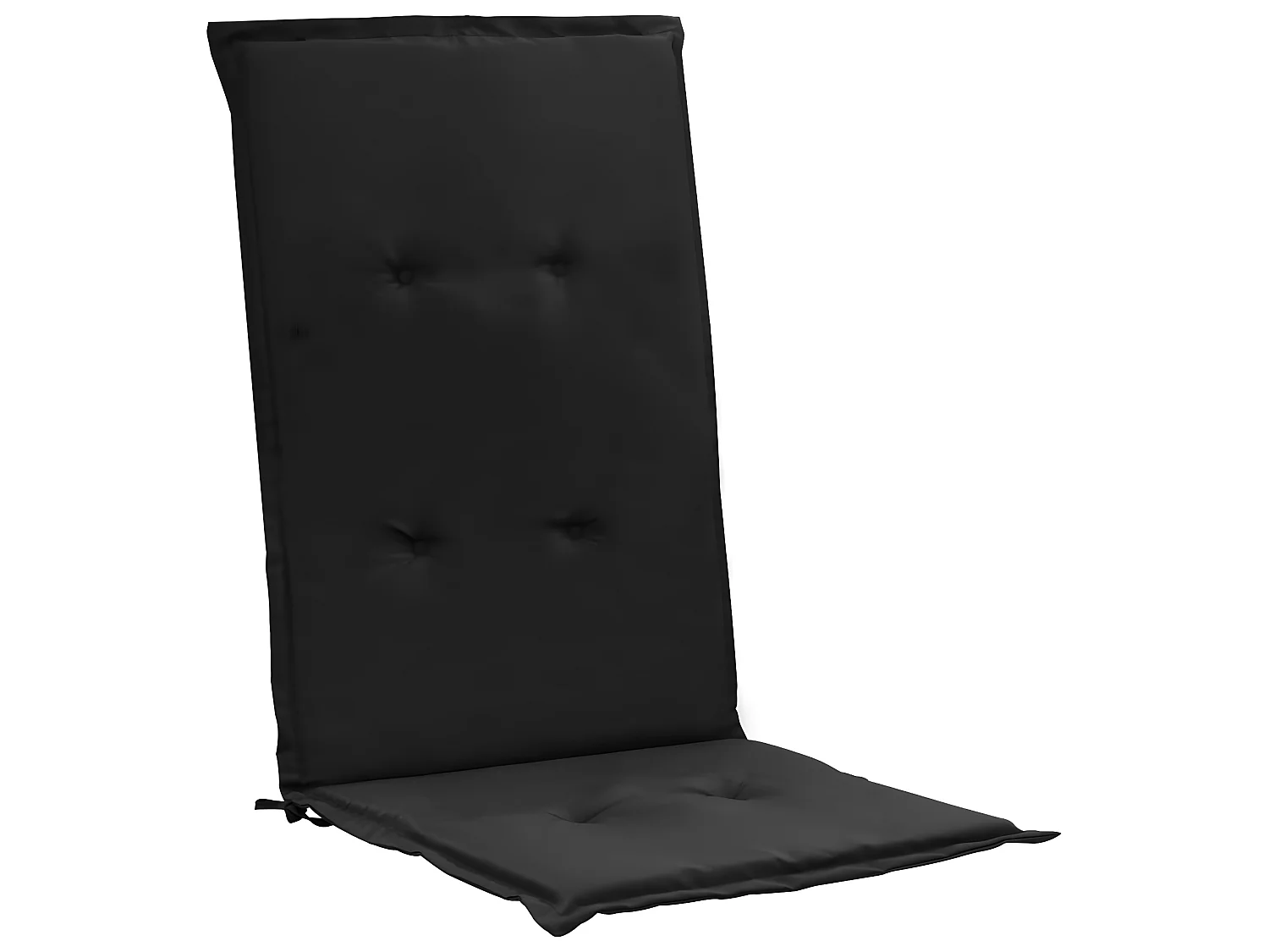 lot de 2 coussins noire 120 x 50 x 3 cm DEC021666