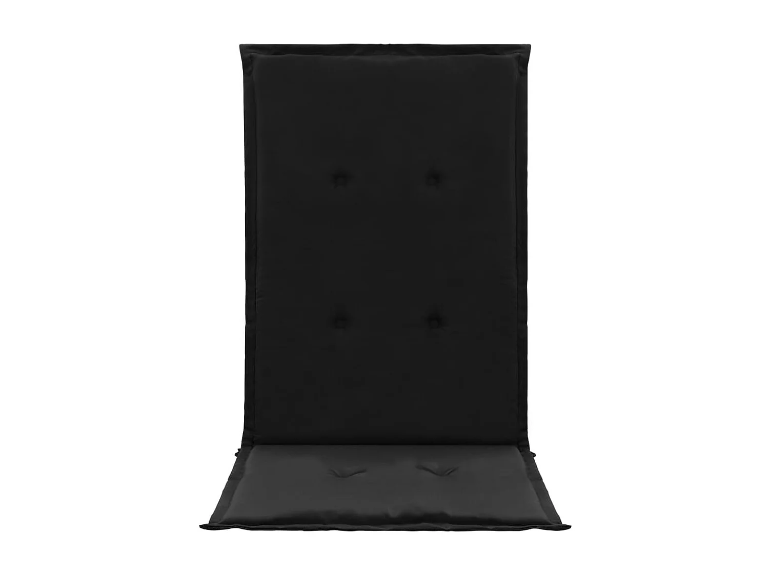 lot de 2 coussins noire 120 x 50 x 3 cm DEC021666