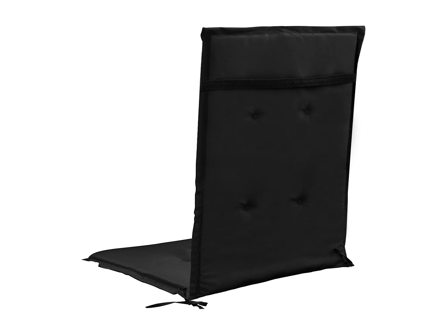 lot de 2 coussins noire 120 x 50 x 3 cm DEC021666
