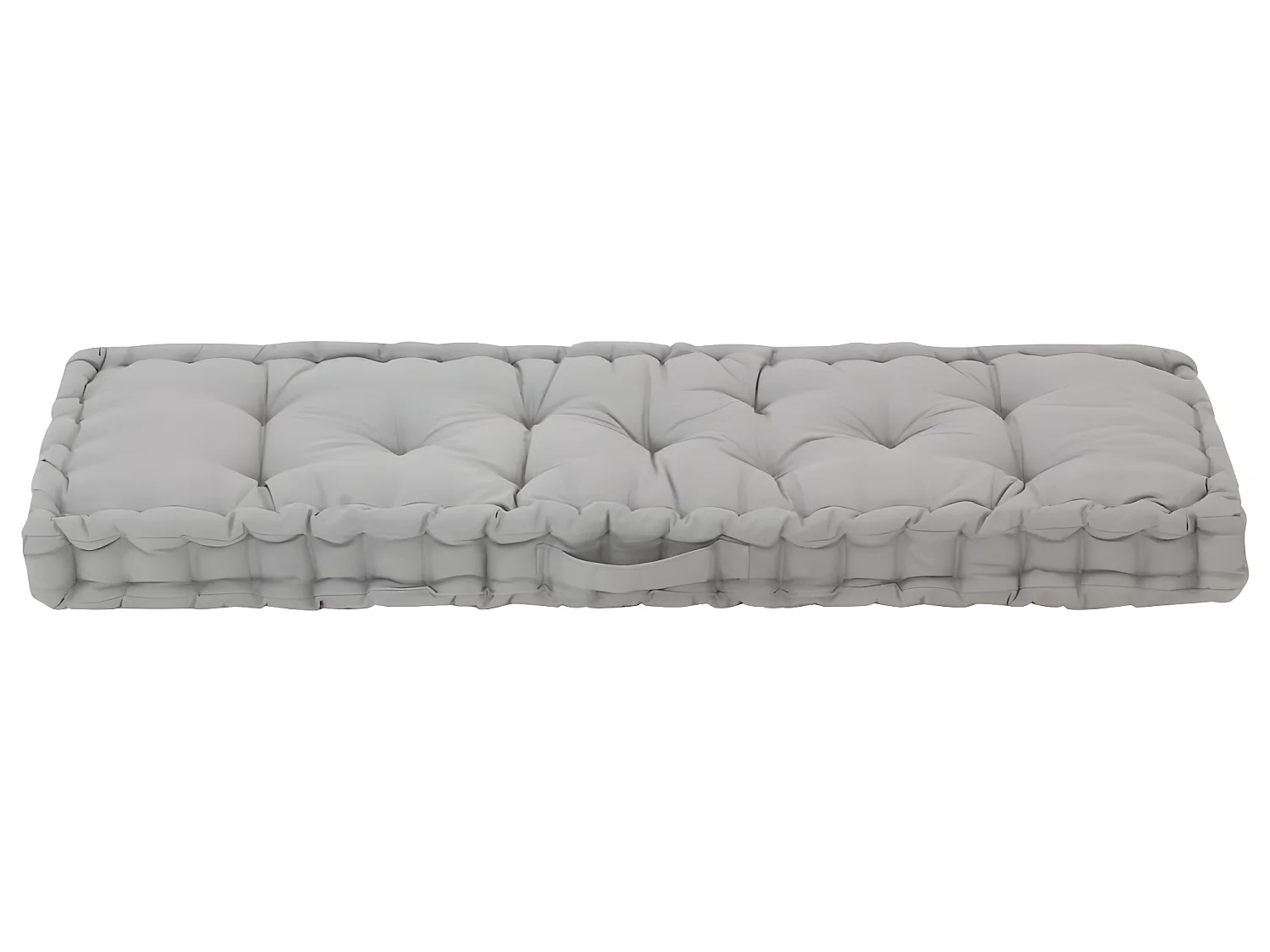Coussin de plancher de grise 120 x 40 x 7 cm DEC021811