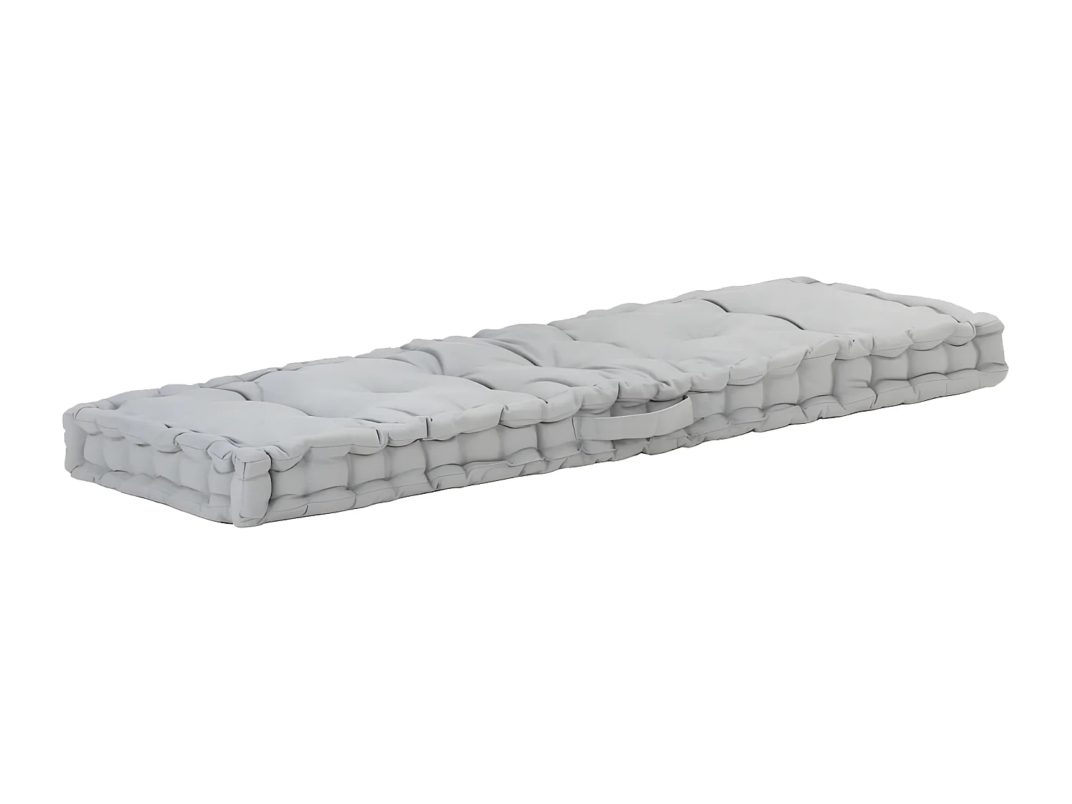 Coussin de plancher de grise 120 x 40 x 7 cm DEC021811