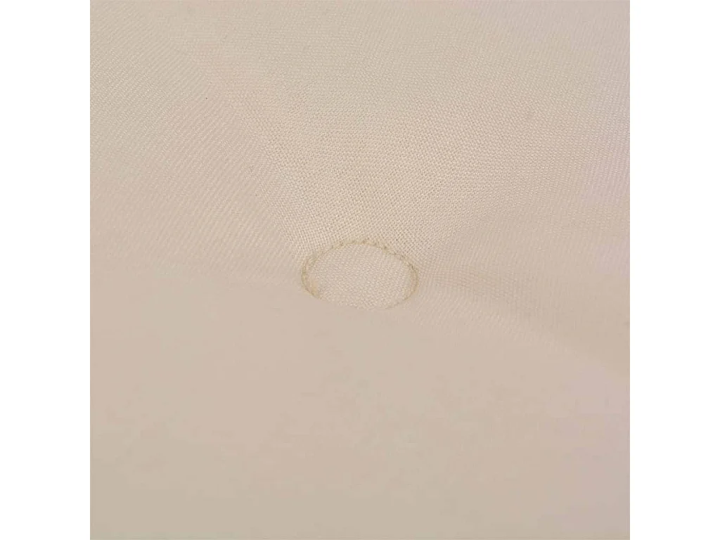 Coussin de banc de crème 180 x 50 x 3 cm DEC021561