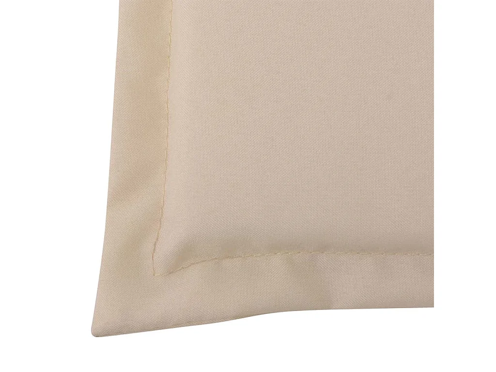 Coussin de banc de crème 180 x 50 x 3 cm DEC021561