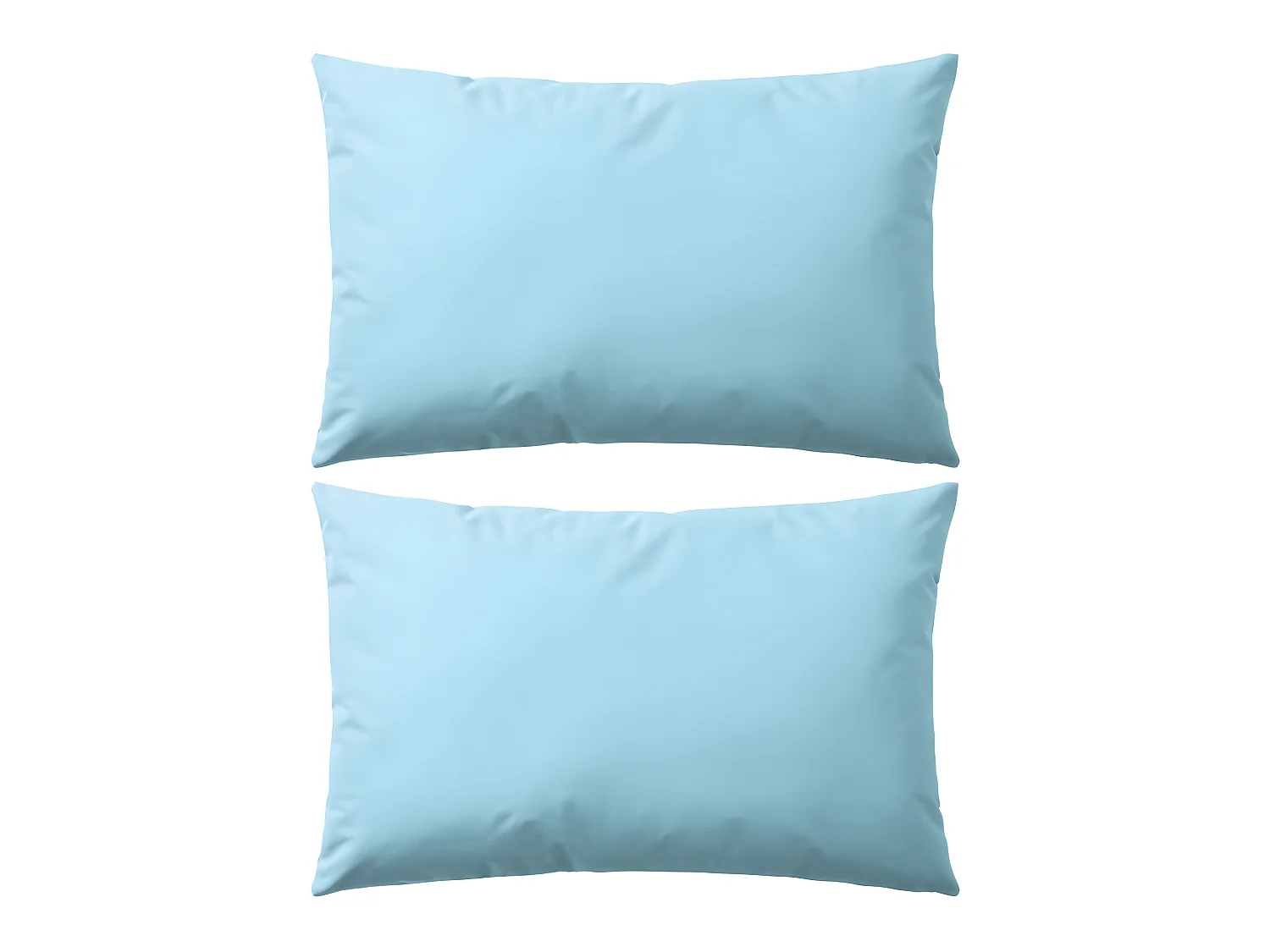 Lot de 2 coussins bleue 60 x 40 x 3 cm DEC020100