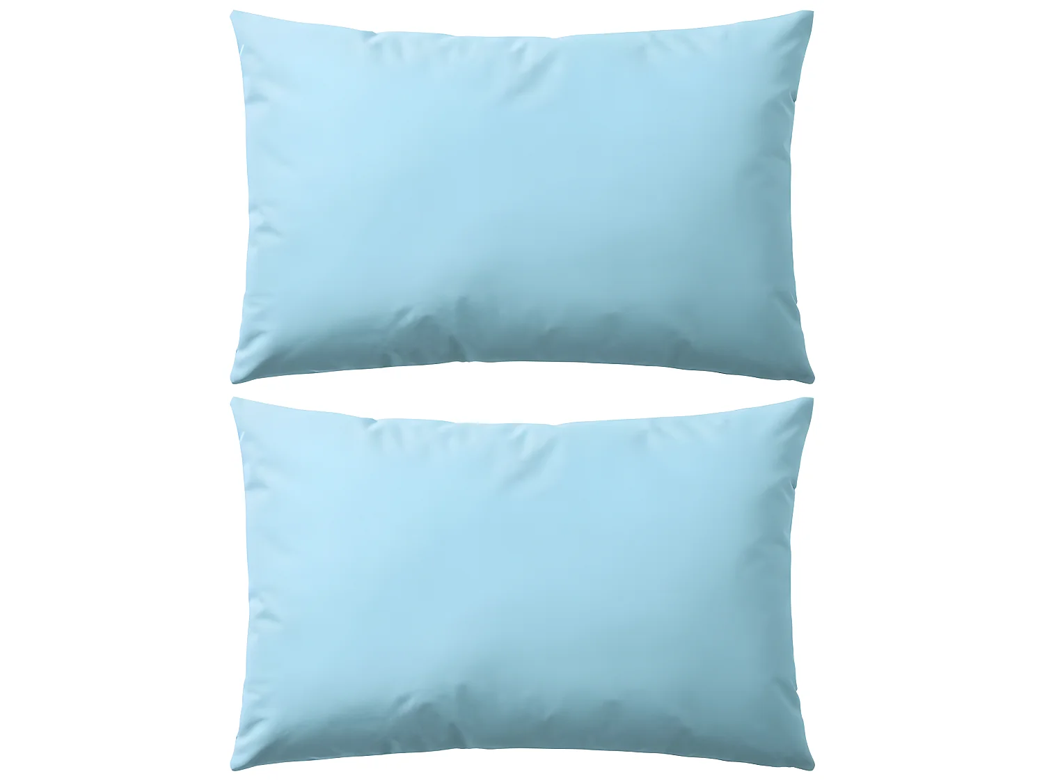 Lot de 2 coussins bleue 60 x 40 x 3 cm DEC020100