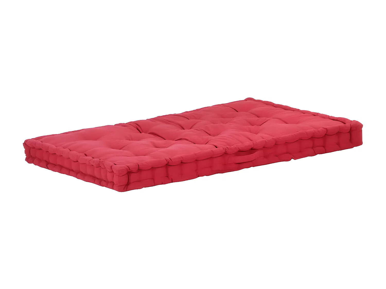 coussin de canapé palette bordeaux 120 x 80 x 10 cm DEC021818