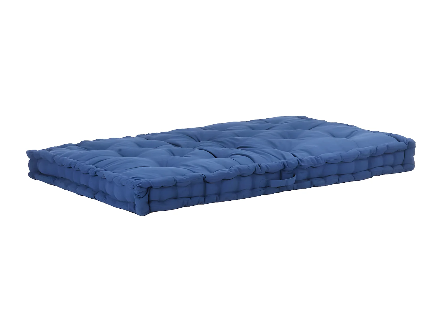 coussin de canapé palette bleue 120 x 80 x 10 cm DEC021822