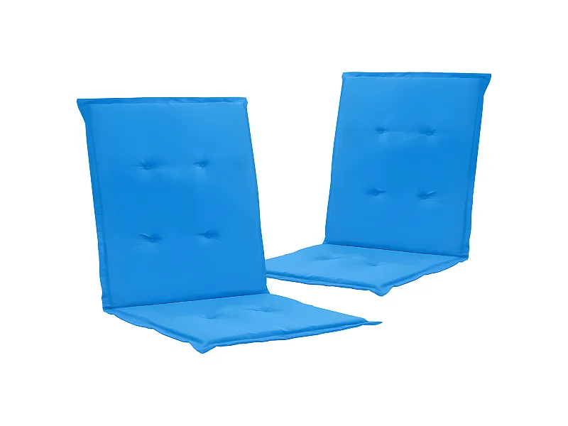 lot de 2 coussins bleue 100 x 50 x 3 cm DEC021682