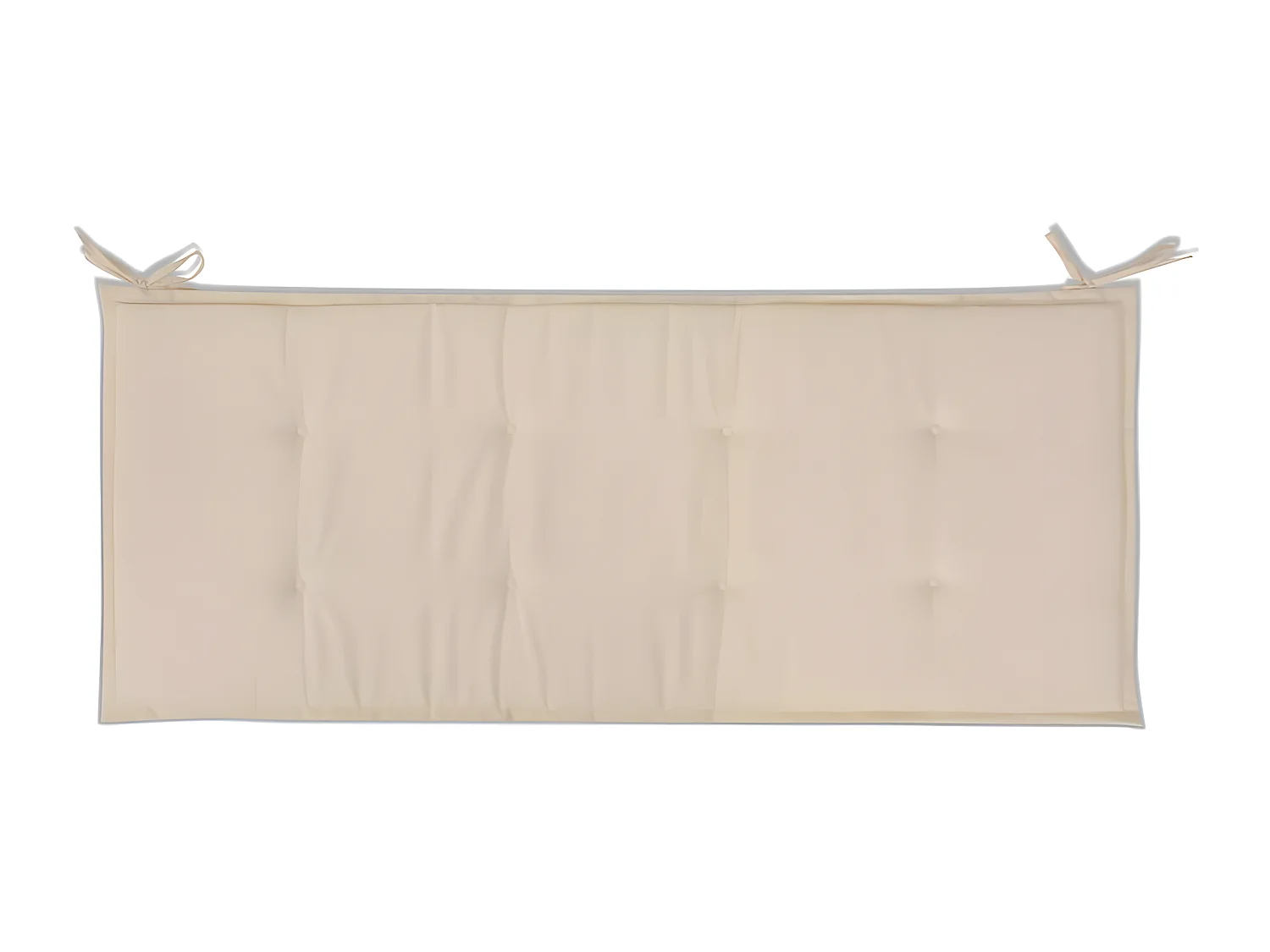 Coussin de banc de crème 120 x 50 x 3 cm DEC021559