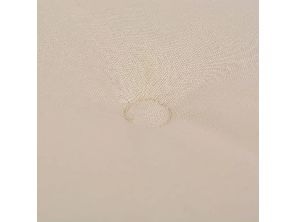 Coussin de banc de crème 120 x 50 x 3 cm DEC021559